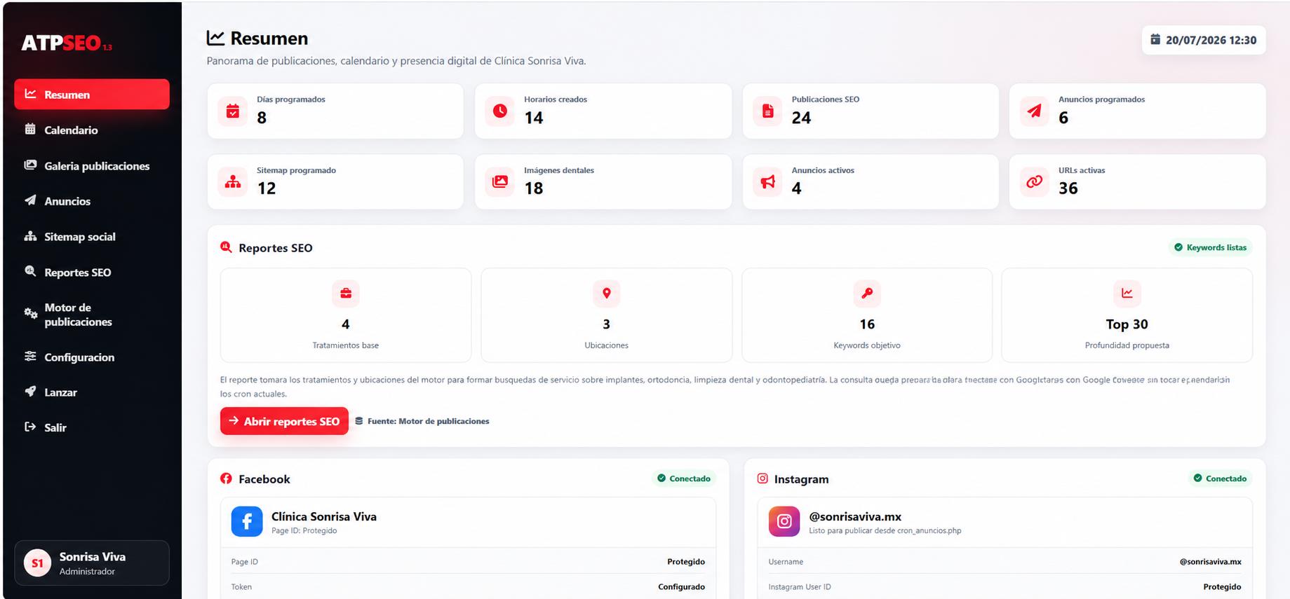 Sistema ATP SEO para automatizar posicionamiento